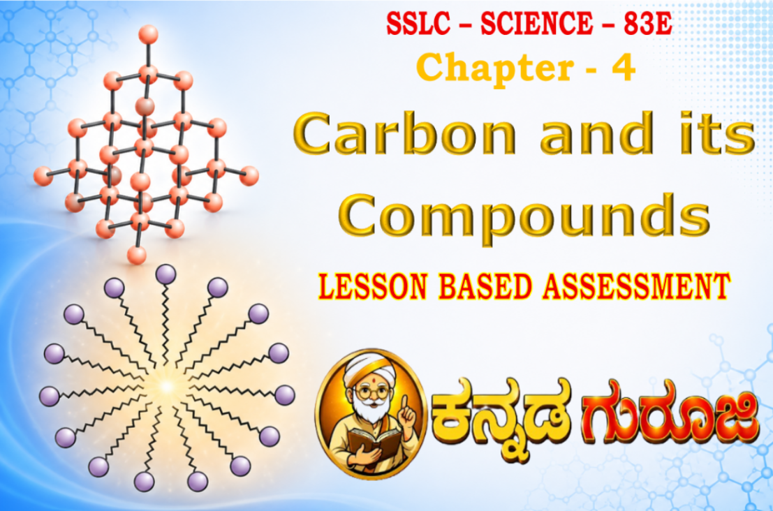 Karnataka SSLC Science Chapter 4 LBA | Carbon and Its Compounds | Notes & Study Guide